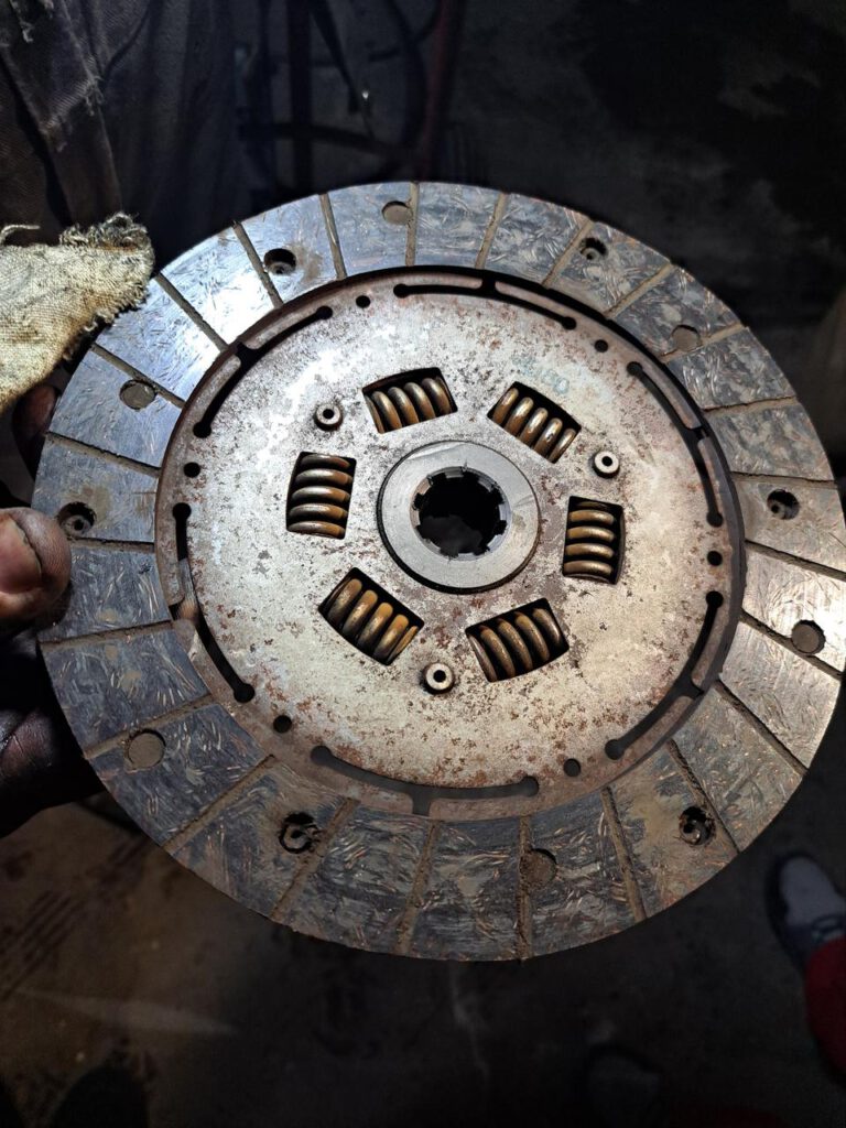 Disque d’embrayage usagé